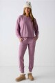Leggings Jogger Cloud Jersey Mujer Mushroom Mauve Heather
