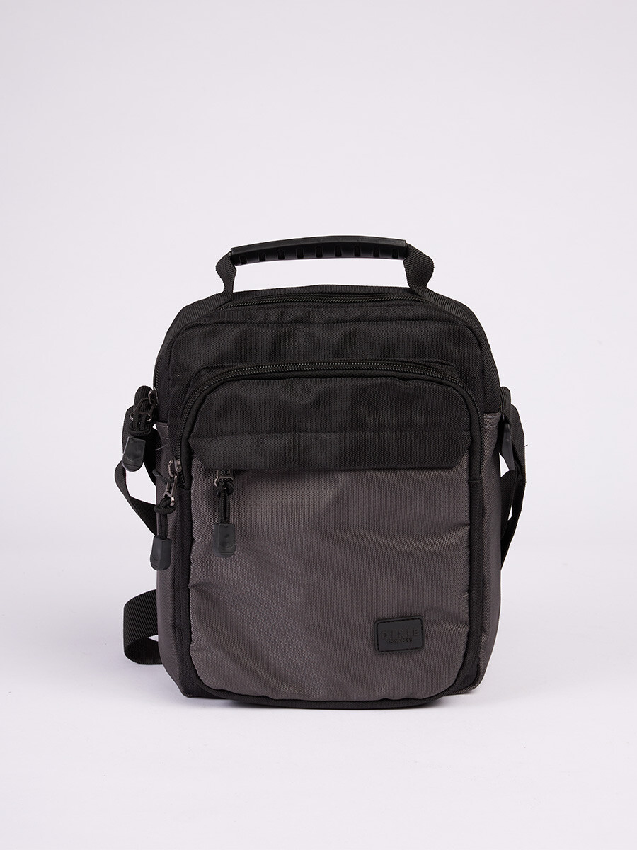 BANDOLERA RONAN DIXIE - Negro/gris 