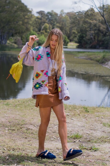 Mini Skirt Crawford Camel