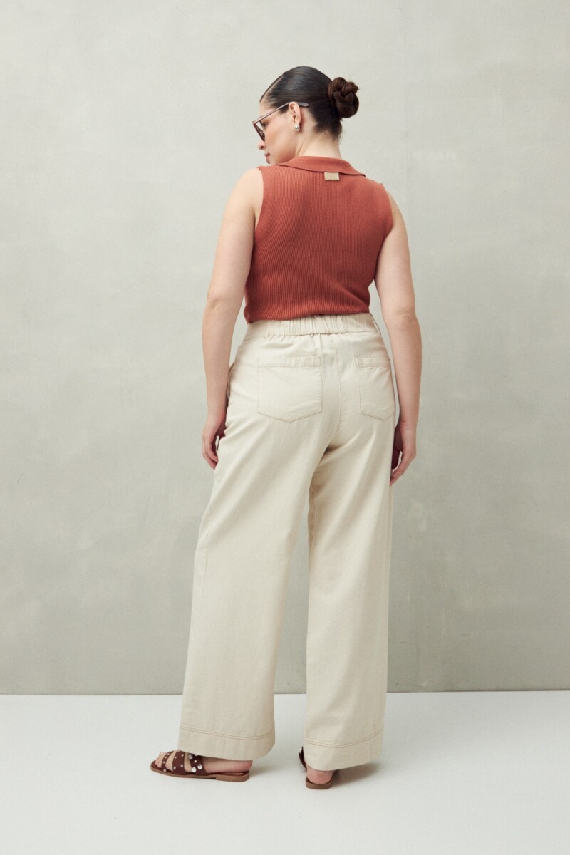 PANTALÓN ROMANE Crudo