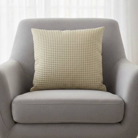 Almohadón Waffle Home Class 42 x 42 cm BEIGE