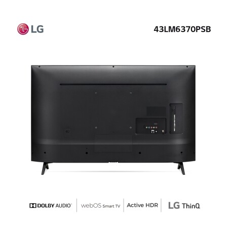 Smart TV LG 43" FHD AI 43LM6370PSB Smart TV LG 43" FHD AI 43LM6370PSB