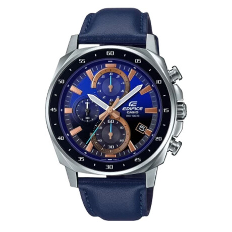 Reloj Edificie Fashion Cuero Azul 0