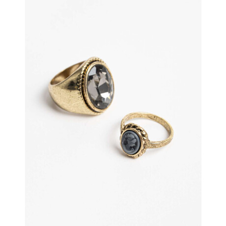 Sets Anillos Barroco Combinacion Multicolor