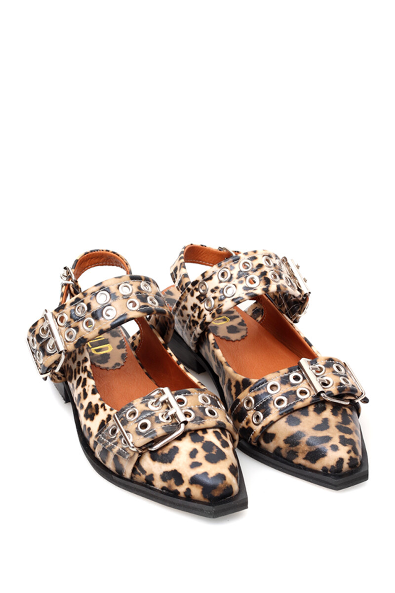 Sandalia Pekin Leopardo