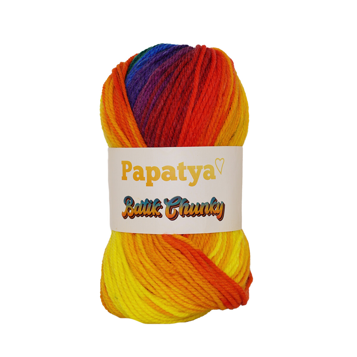 batik chunky - amarillo naranja rojos azules 