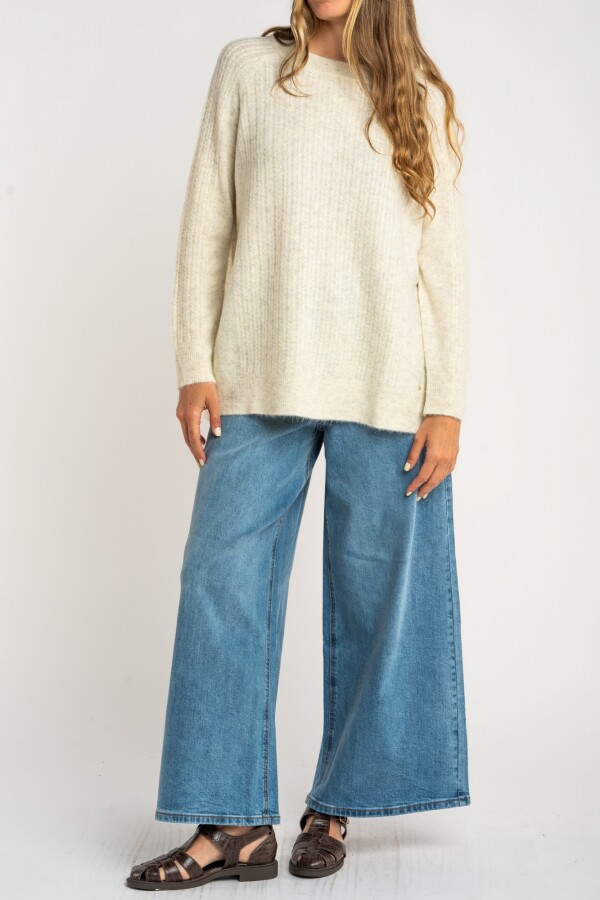 Sweater Texturado Nácar