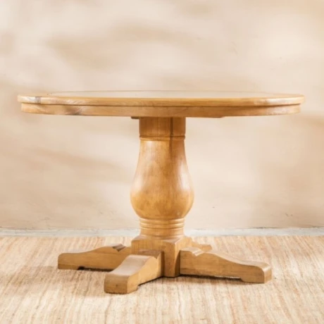 Mesa De Comedor Lena Teca 120 Cm U