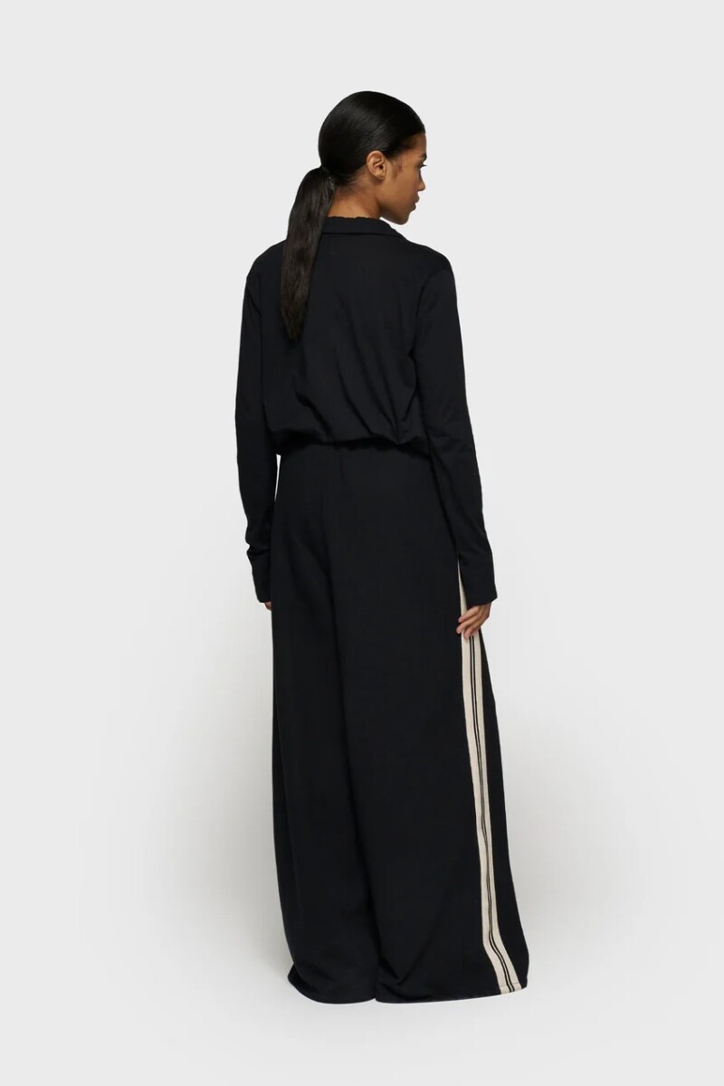 WIDE PANTS TAPE Negro