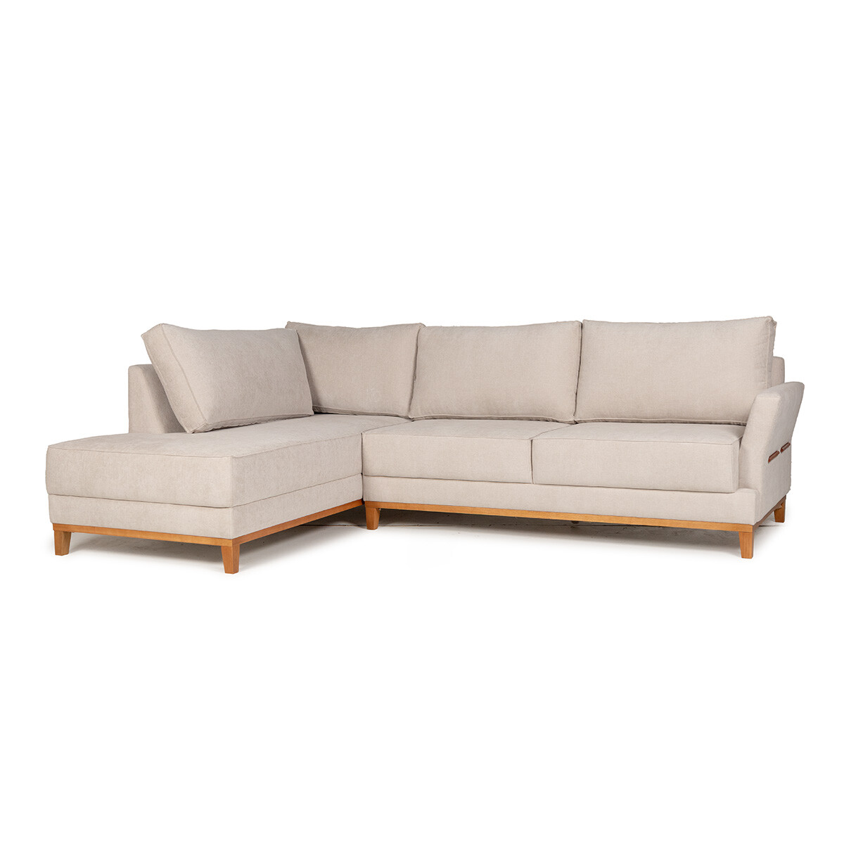 Rinconera Amadeus Chica - Tela Microfibra - Chaise Izquierdo - 2203 (Beige) 