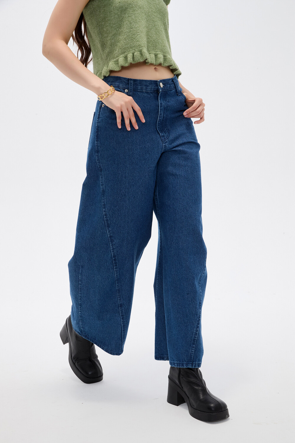 Pantalon Aussy Azul Medio