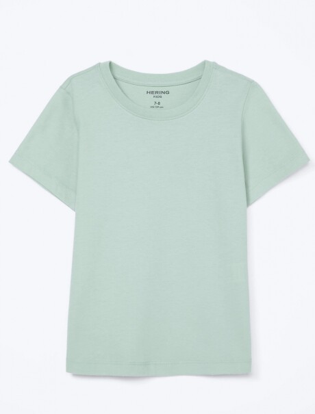 CAMISETA BÁSICA INFANTIL VERDE
