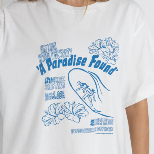 Remera Rhythm Paradise Found Oversized - Blanco Remera Rhythm Paradise Found Oversized - Blanco
