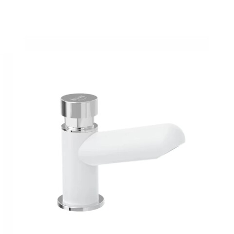 Canilla temporizado de mesa Blanca Blukit Canilla Temporizado De Mesa Blanca Blukit