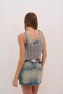 MUSCULOSA SPIKES Blanco
