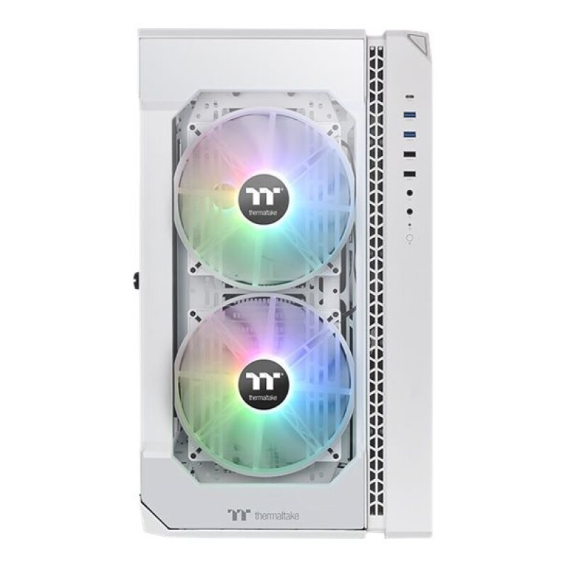 Thermaltake View 51 TG Snow - ARGB Edition - torre - ATX - panel lateral con ventana (cristal templado) - sin fuente de alimenta Thermaltake View 51 TG Snow - ARGB Edition - torre - ATX - panel lateral con ventana (cristal templado) - sin fuente de alimenta
