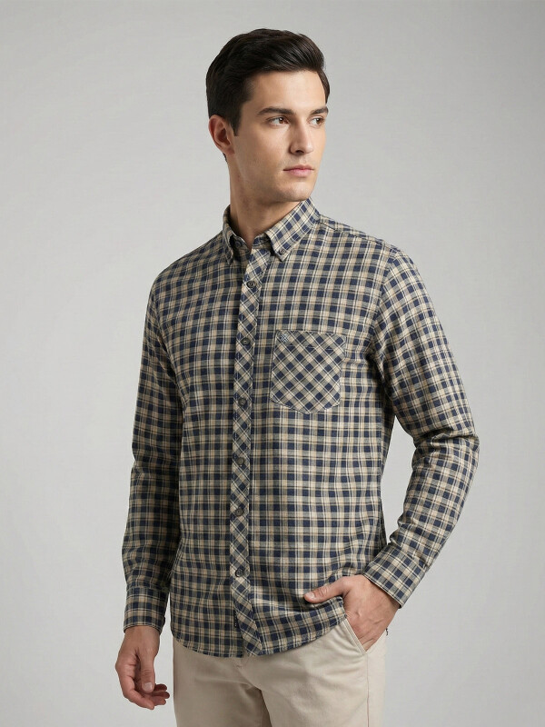 CAMISA MANGA LARGA ESCOCESA CAMISA MANGA LARGA ESCOCESA