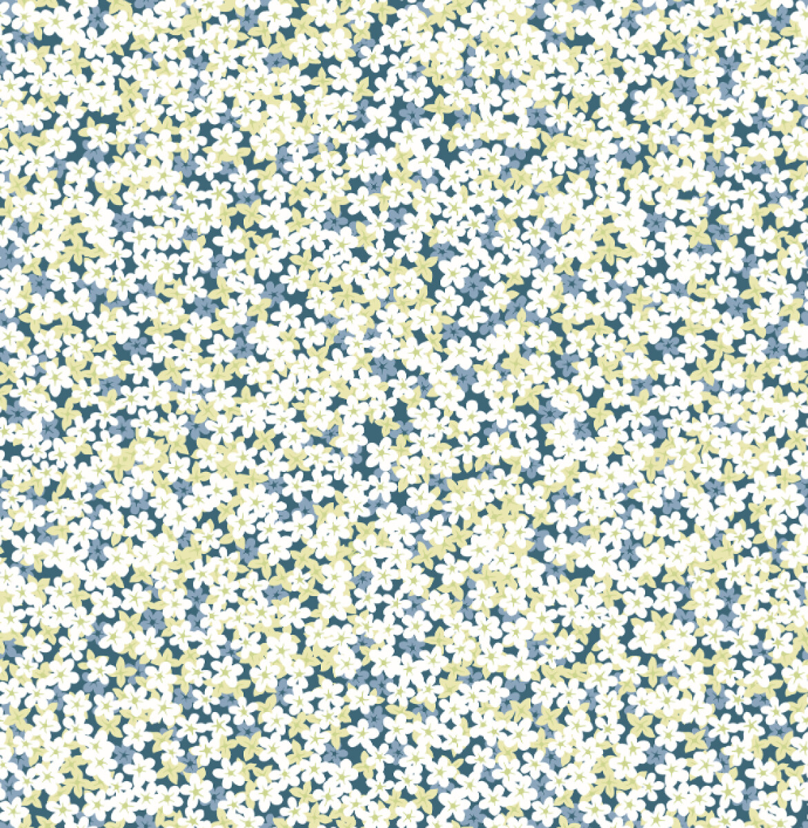 COLECCIÓN PERENNIAL - GIVERNY BLUE MINIATURE FLORAL - 