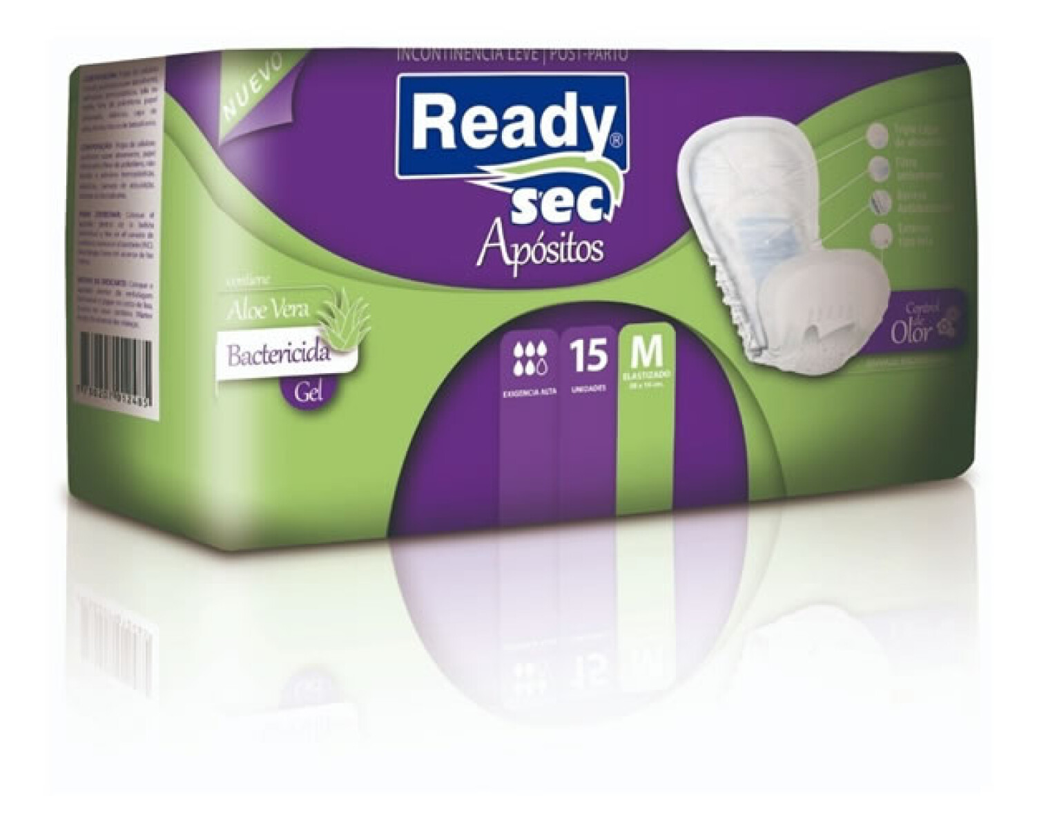 Apósitos Readysec Elástico Mediano X15 