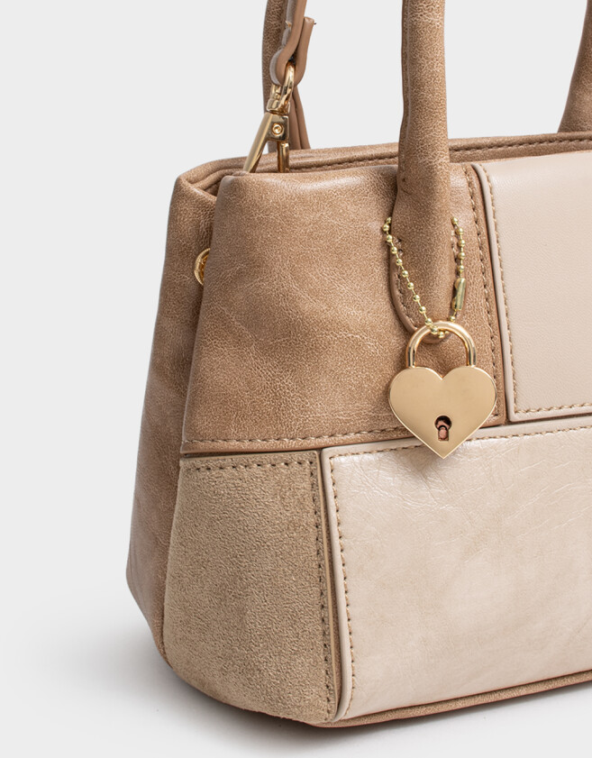 City Cartera City Patchwork - Marron Carey