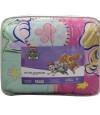 Acolchado Infantil Paw Patrol Microfibra 1 Plaza Menta/Coral