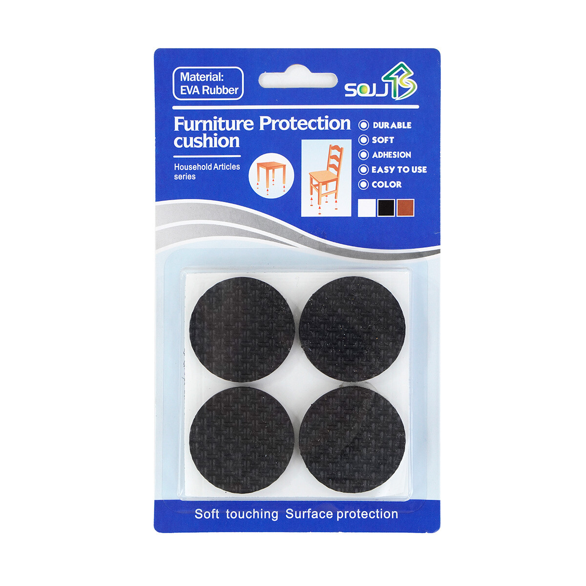 Fieltro adhesivo x8pcs 