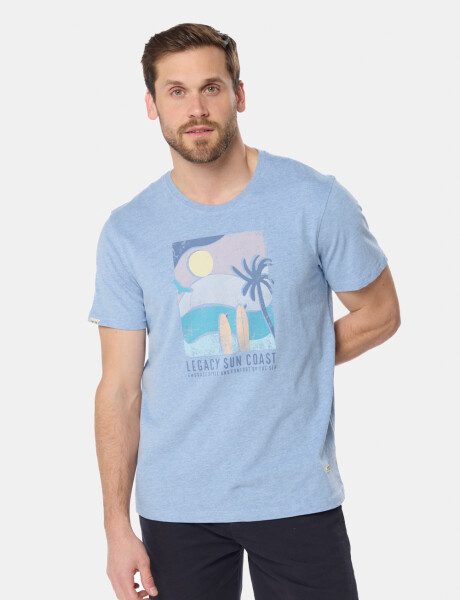 REMERA ESTAMPADA Azul