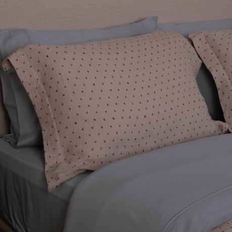 SET FDA. NÓRDICA RELAXED, QUEEN ALGODON MULTICOLOR COTTON GAUZE FLOWER