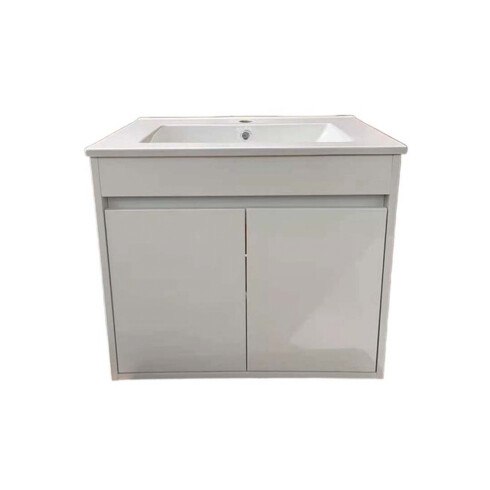 MUEBLE BRIOSCO LAQUEADO 2 PUERTAS CON BACHA - 59X45X56 BLANCO