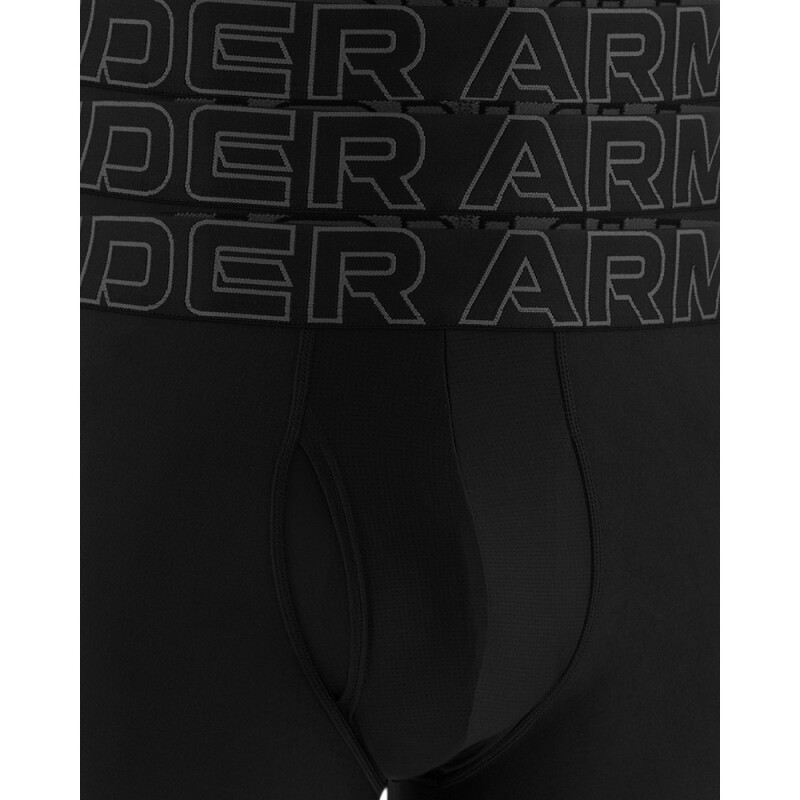 UA PERFORMANCE TECH-SOLID 3 IN 3PK-GRY BLK-001