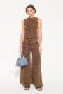 PANTALON STUDS Marron