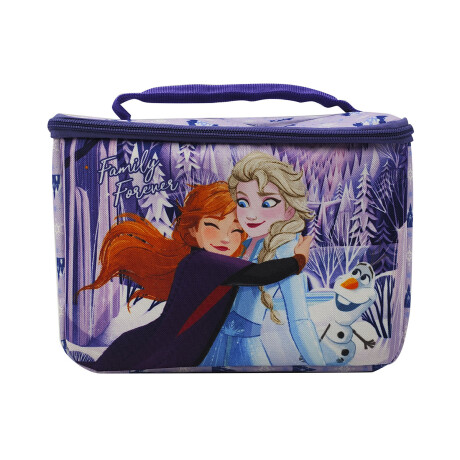 MOCHILA LUNCHERA 22X16X18 FROZEN LILA 001
