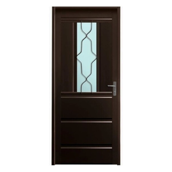 PUERTA DE CHAPA SIMPLE CON VIDRIO CENTRAL - IZQUIERDA PUERTA DE CHAPA SIMPLE CON VIDRIO CENTRAL - IZQUIERDA