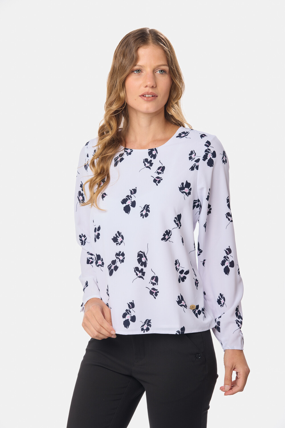 BLUSA ESTAMPADA CLÁSICA Tulipan