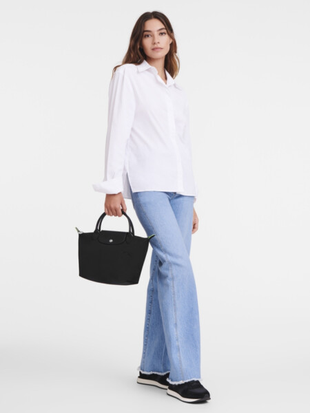 LONGCHAMP - Tote Bag Le Pliage Green S Negro
