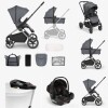 Travel system 4 en 1 KARA ISOFIX KIKKABOO - GREY Travel system 4 en 1 KARA ISOFIX KIKKABOO - GREY
