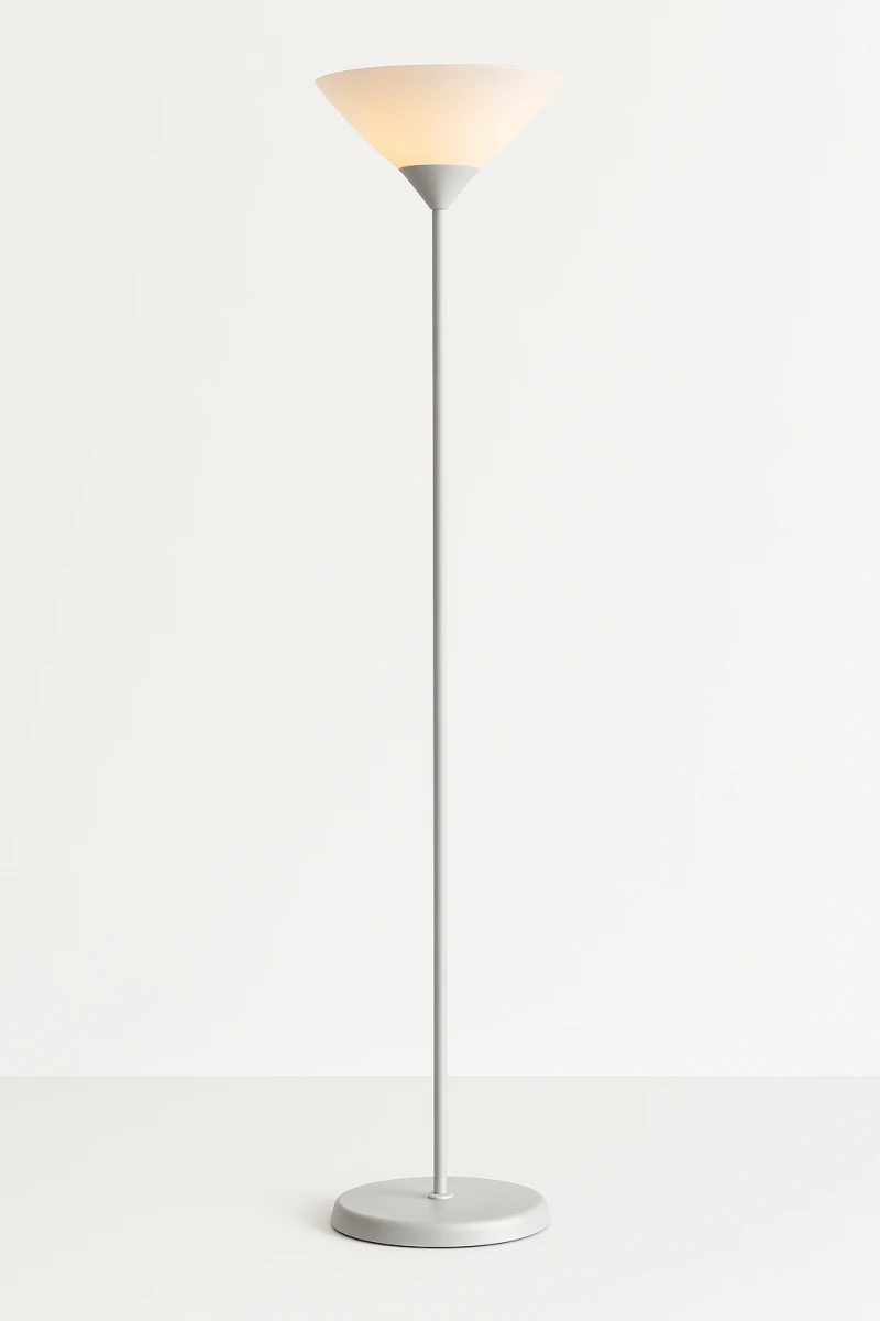 Lampara De Pie Moderna Minimalista Quebec Led - Blanco 