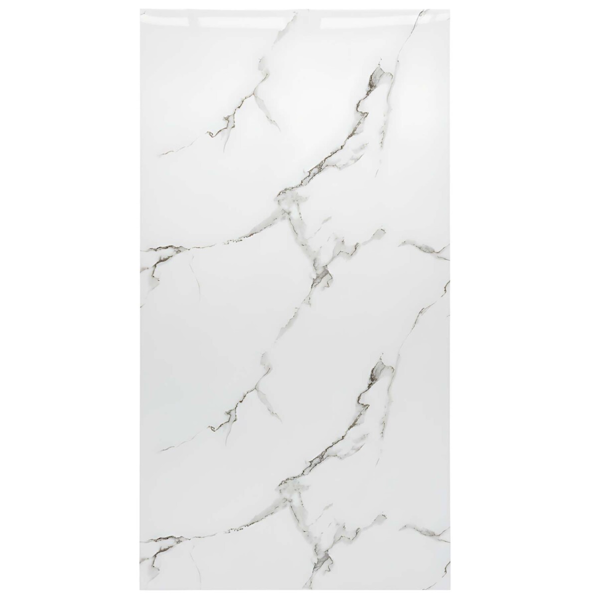 Pack x10 Placa PVC Símil Mármol 2,44x1,22m 3mm Resistente - Mármol Blanco Gris Claro 2 