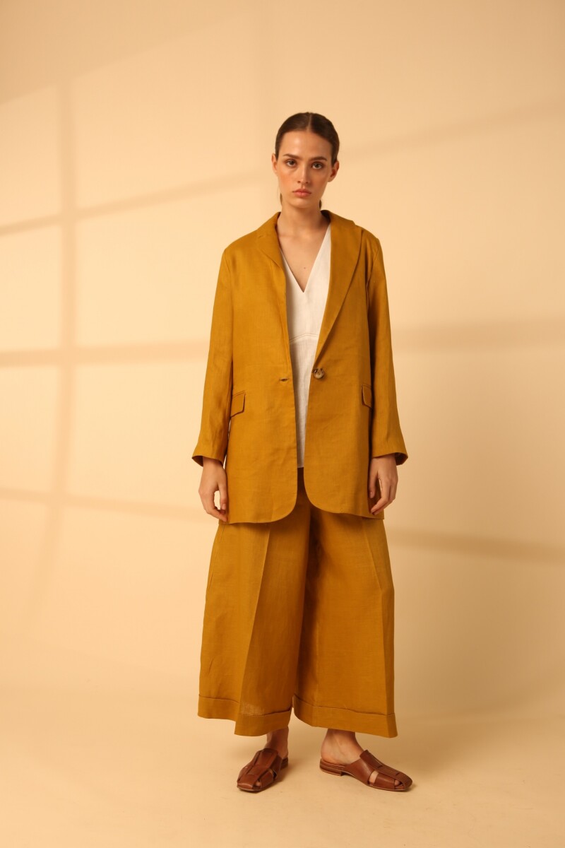 BLAZER CIPRA LINEN SS24 - Pistacho 