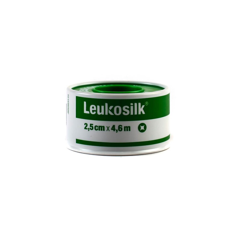 LEUKOSILK 2,5 CM UNID. X 4,6 MTS única