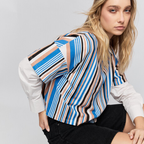 REMERA YOLO Azul