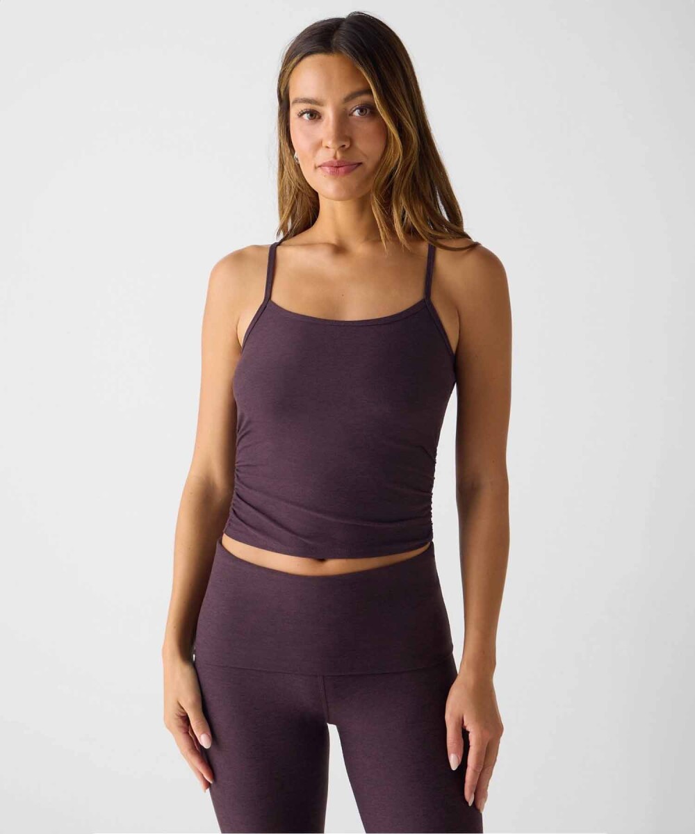 Top Reversible Whisper Crossover Mujer - Oxblood 