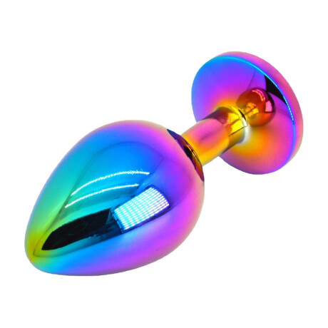 Plug Anal Mediano Metálico Joya Plug Anal Mediano Metálico Joya
