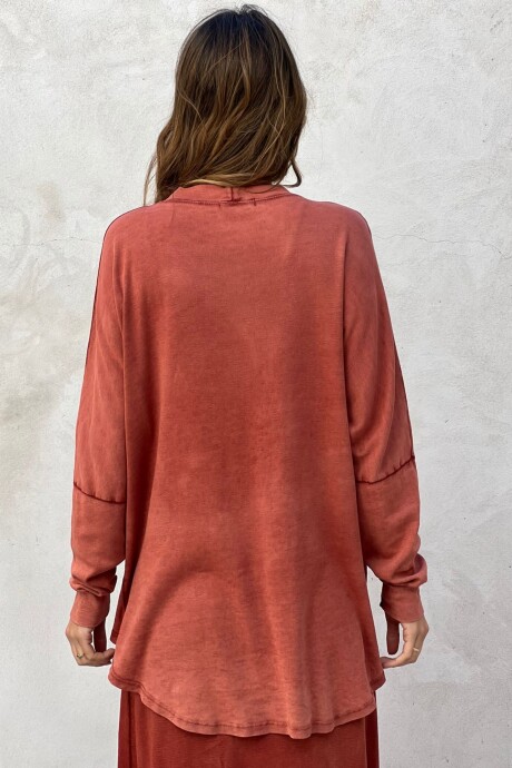 REMERA TOVE Ladrillo