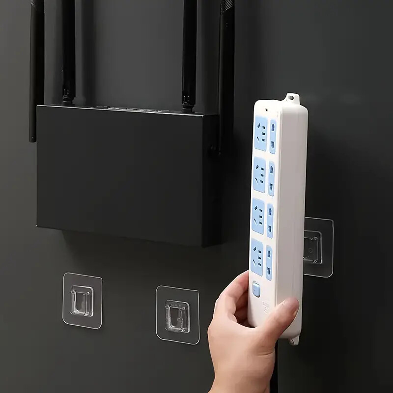 Set x6 ganchos adhesivos para pared encastrable Set x6 ganchos adhesivos para pared encastrable