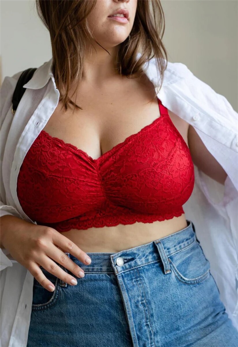 Bralette Butterfly - Rojo 