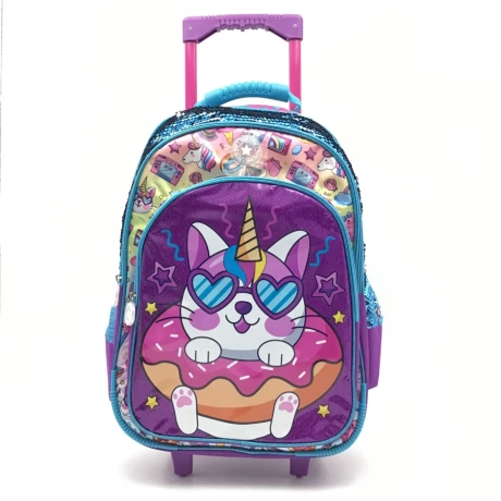 Mochila Phi Phi Bags Gatito Uniconio con Carro 45 cm 001