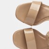 Sandalia Alta Pearl Nude Natural