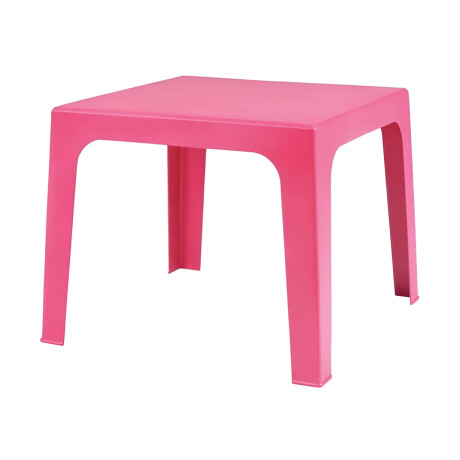 Set Mesa 54x54x46cm y 2 Sillas Infant Plást Reforzado 40kg Rosa