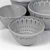 SET BOWL PLAST GRIS 21X16CM 4PZAS Unica